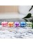 5 Renk Mini Bubble Mum (Kına, Nişan, Bebek, Bride, Düğün Organizasyon Hediyelik Mum ) 5'li Set ( Pembe - Turuncu - Mor - Mavi - Beyaz ) 3