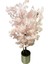 Japon Çiçeği Lüx Pembe Bahar Dalı 200 cm Yapay Ağaç 30X30 Metal Saksı 4