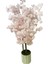 Japon Çiçeği Lüx Pembe Bahar Dalı 160 cm Yapay Ağaç 25X25 Metal Saksı 5