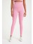 Toparlayıcı Dikişsiz Tayt - Crop Top Fitilli Takım 4
