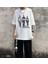 Vicinity Baskılı Beyaz Oversize T-Shirt 1