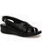 103813.Z3FX Siyah Kadın Comfort Sandalet 2