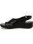 103813.Z3FX Siyah Kadın Comfort Sandalet 3