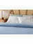 Plain Pamuklu Çift Kişilik Pike 200 x 220 cm Mavi 2