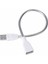 Metal USB Type A Soketli Uzatma Kablosu Kıvrılabilir Hortum Kordon 25CM Masa Lambası LED 1