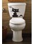 Kızgın Kedi Klozet Kapağı ve Banyo Sticker 1