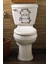 Sevimli Su Aygırı Klozet Kapağı ve Banyo Sticker 1
