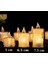 3'lü Pilli Dekoratif Simli LED Mum 6.5 cm 3