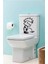 Eğlenceli Klozet Kapağı ve Banyo Sticker 1