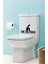 Eğlenceli Klozet Kapağı ve Banyo Sticker 1