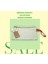 "beehive" Illusion Mirror Consept Clutch El Çantası - Makyaj Mini Plaj Çantası 4