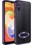 Galaxy A03 Kılıf 5d Kamera ve Lens Korumalı Plating Logo Cut Arkası Şeffaf Silikon Flay Case 1