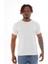 Erkek Slim Fit Pamuk Likra Basic Kısa Kol T-Shirt-Beyaz 1