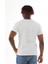 Erkek Slim Fit Pamuk Likra Basic Kısa Kol T-Shirt-Beyaz 5