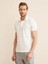 Kadın Beyaz Slim Fit Pamuklu Polo Yaka Tişört 4
