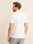 Kadın Beyaz Slim Fit Pamuklu Polo Yaka Tişört 5