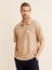 Polo Yaka %100 Pamuk Oversize Cepli Tişört 1