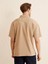 Polo Yaka %100 Pamuk Oversize Cepli Tişört 4
