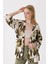5862 Örme Kimono Haki 5