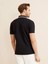Erkek Siyah Slim Fit Pamuklu Polo Yaka Basic Tişört 4