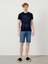 Bisiklet Yaka %100 Pamuk Slim Fit Baskılı Tişört 2