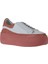 Pembe Beyaz Deri Kadın Sneakers 01WV5503 3