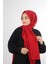 Kırmızı Sima Medine İpeği Şal 1