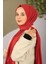 Koyu Kırmızı Sima Medine İpeği Şal 2