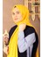 Sarı Kaşmir 5153 Desenli Şal 1