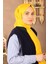 Sarı Kaşmir 5153 Desenli Şal 2