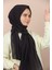 Siyah Loryan Scarf Shımmer Şal 2