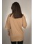 Camel Basic Oversize Unisex Tişört 2