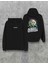 Albert Einstein Ön Arka Baskılı Kapşonlu Tasarım Hoodie 1