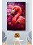 Pembe Flamingo Cam Tablo, Dekoratif Cam Tablo 4