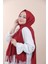 Bordo Pashmina Şal 2