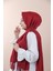Bordo Pashmina Şal 3