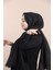 Siyah Siyane Scarf Pırlanta Şal 3