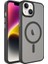 Apple iPhone 14 Plus Kılıf Wireless Şarj Özellikli Mat Arka Yüzey Mıknatıslı Magsafe Kapak 1