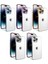 Apple iPhone 14 Pro Kılıf Kamera Korumalı Şeffaf Arka Yüzey Renkli Çerçeveli Kapak 3
