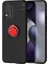 Xiaomi Mi 10 Lite Kılıf Yüzüklü Standlı Soft Parmak Izi Bırakmaz+Nano Ekran Koruma 1