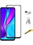 Oppo A91 Ekran Koruyucu 3D Kavisli Seramik Tam Kapatan Esnek Ekran Koruma Siyah 3