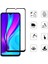 Oppo A91 Ekran Koruyucu 3D Kavisli Seramik Tam Kapatan Esnek Ekran Koruma Siyah 5
