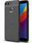 Huawei Y7 2018 Kılıf Deri Görünümlü Tam Koruma Orjinal Silikon 1