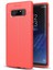 Galaxy Note 8 Kılıf Deri Görünümlü Tam Koruma Orjinal Silikon 1