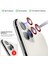 Apple iPhone 12 Pro Max Kamera Lens Koruyucu Halka Model Kırmızı Renk 4
