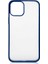 Apple iPhone 12 Mini Kılıf Transparan Buzlu Yumuşak Plastik Kenar Kısımları Renkli Silikon 1
