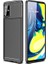 Samsung Galaxy M31S Kılıf Ultra Slim Fit Karbon Tasarım Tam Kalıp+Nano Ekran Koruma 1