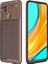 Xiaomi Redmi 9c Kılıf Ultra Slim Fit Karbon Tasarım Tam Kalıp+Nano Ekran Koruma 1