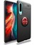 Huawei P30 Kılıf Yüzüklü Standlı Soft Parmak Izi Bırakmaz+Nano Ekran Koruma 1