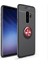 Samsung Galaxy S9 Plus Kılıf Yüzüklü Standlı Soft Parmak Izi Bırakmaz+Nano Ekran Koruma 1